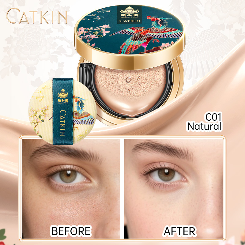 Concealer Full Coverage - Catkin Phoenix Cushion Foundation cakupan penuh,