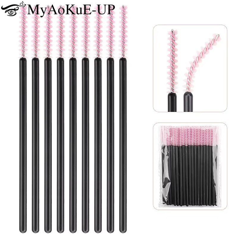 Beauty Makeup Background - 50 Buah Kuas Rias Bulu Mata