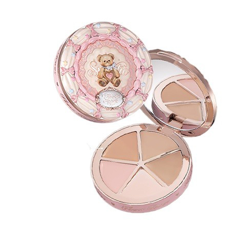 Concealer Full Coverage - FLOWER KNOWS THE SWEETIE BEAR Palet