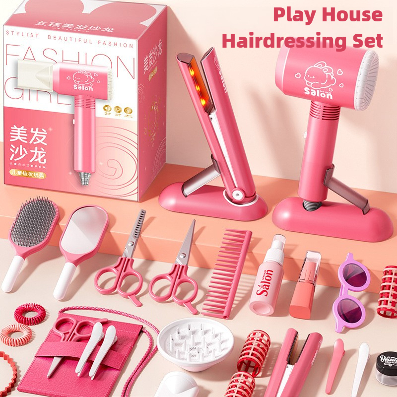 Beauty Makeup Tools Set - Kit Rias Kecantikan Rambut Anak Perempuan