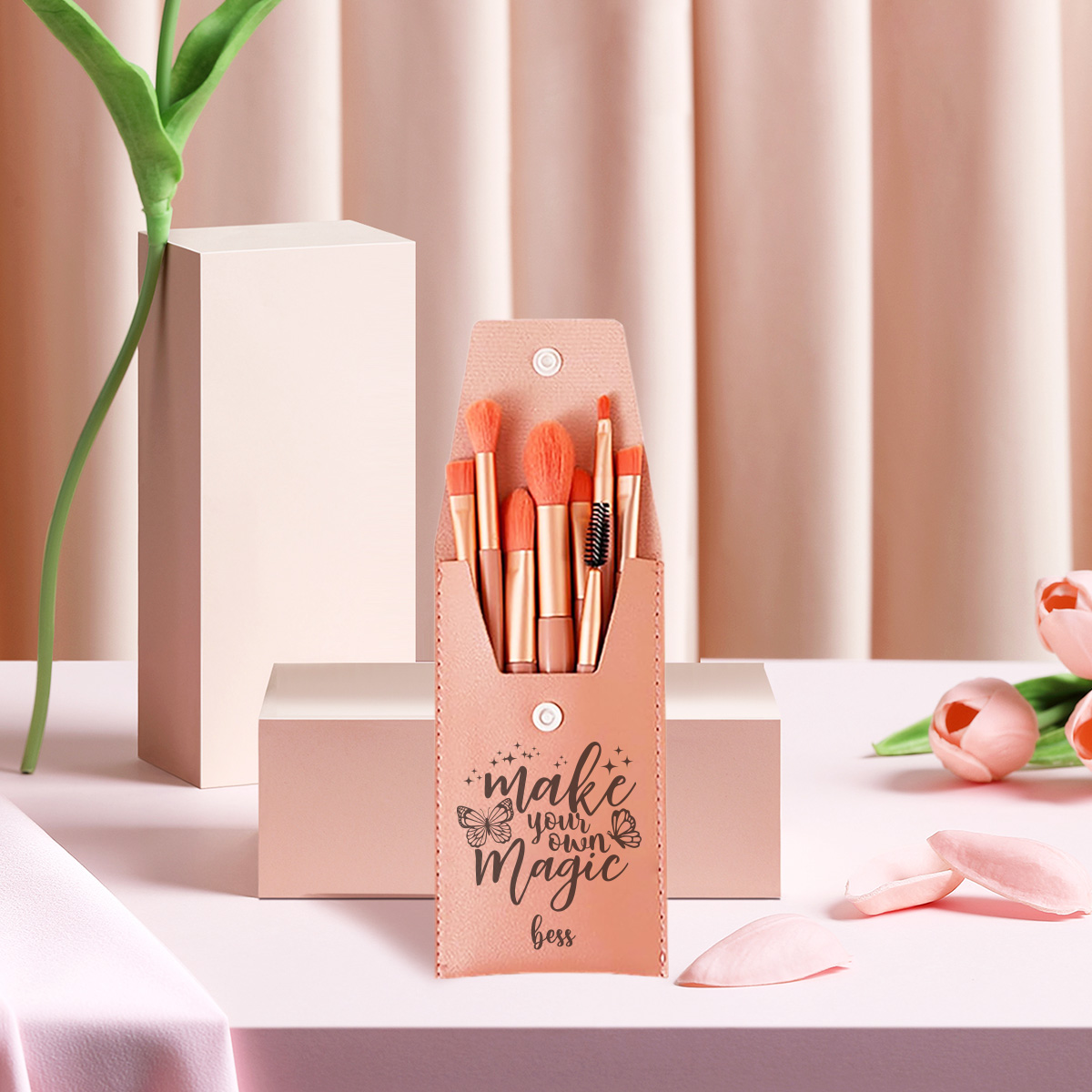Beauty Makeup Names - 1 buah Kuas Rias Nama Kustom,