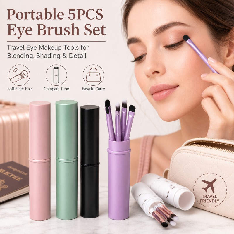 Beauty Makeup Youtube - 5 Buah Set Kuas Rias Mata
