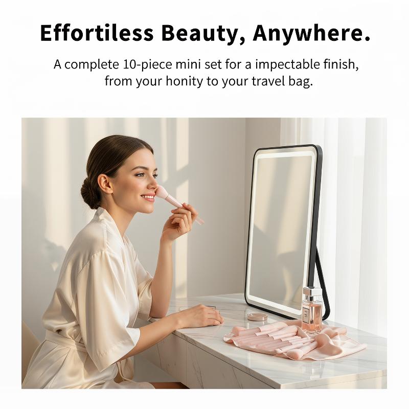 10 Buah Set Kuas Rias Sintetis - Beauty Makeup Events ulasan dan harga