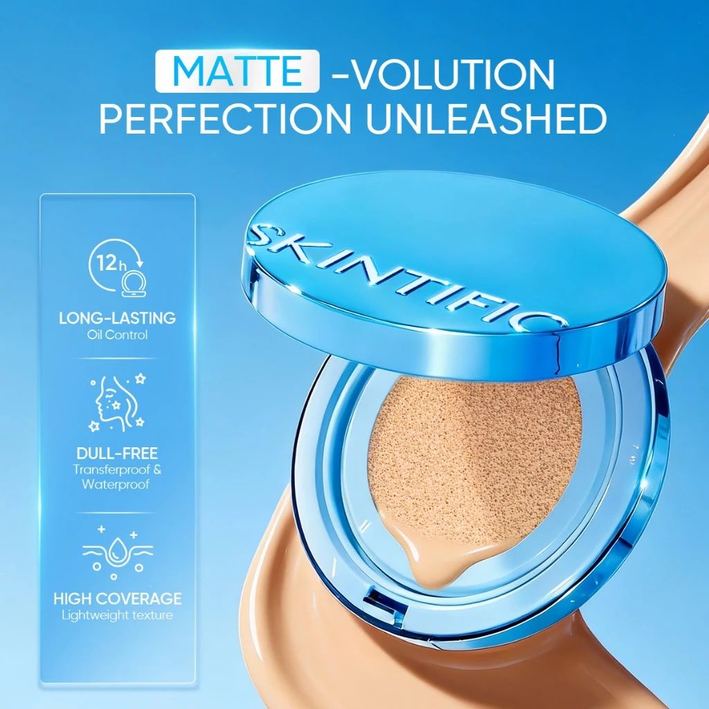 SKINTIFIC Perfect Stay Cushion - Concealer Full Coverage ulasan dan harga