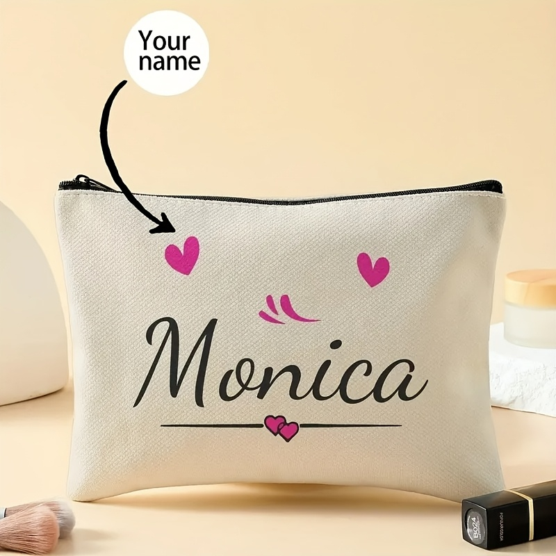Tas Makeup Resleting Personali - Beauty Makeup Names ulasan dan harga