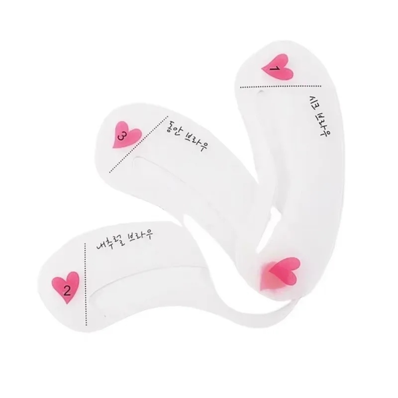 1/2/4/6Set Stensil Alis Dapat  - Beauty Makeup Tools Set ulasan dan harga