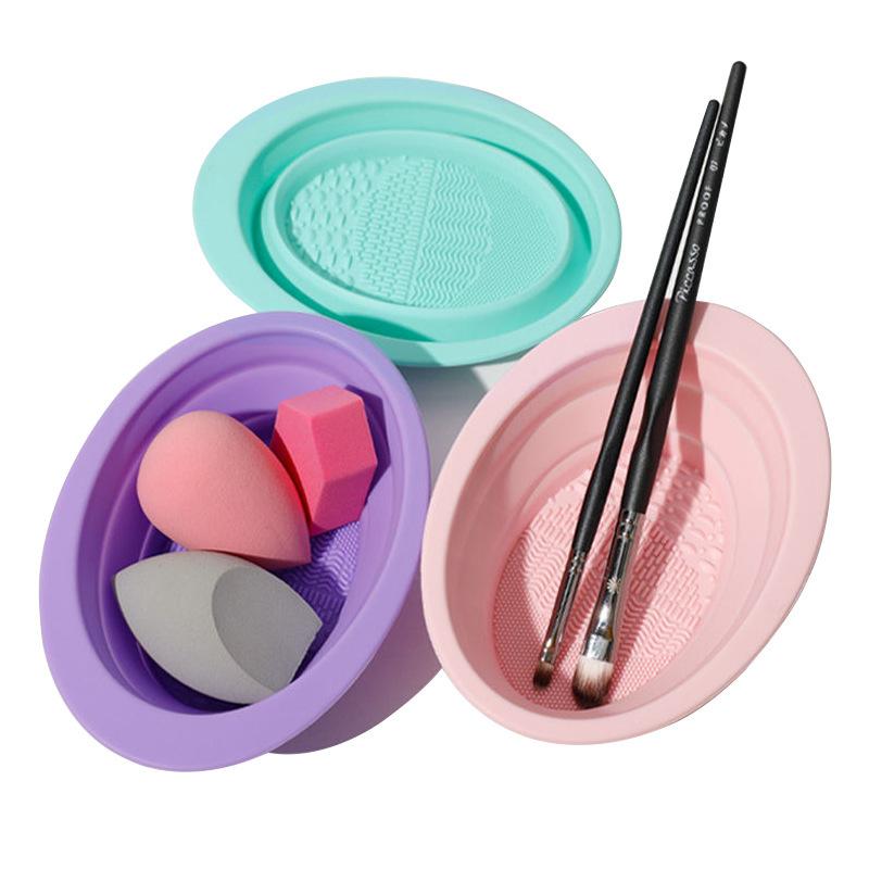 Kotak Pembersih Kuas Makeup Si - Beauty Makeup Background ulasan dan harga