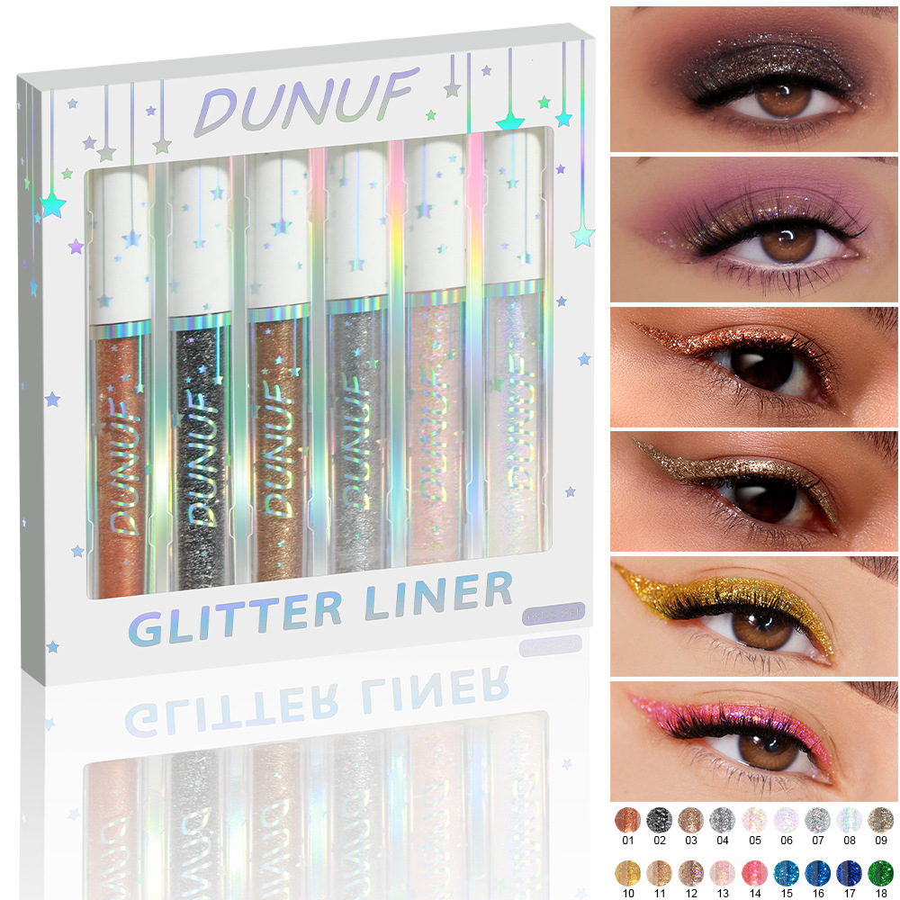 6 Buah Set Eyeliner Glitter Em - Beauty Makeup Events ulasan dan harga