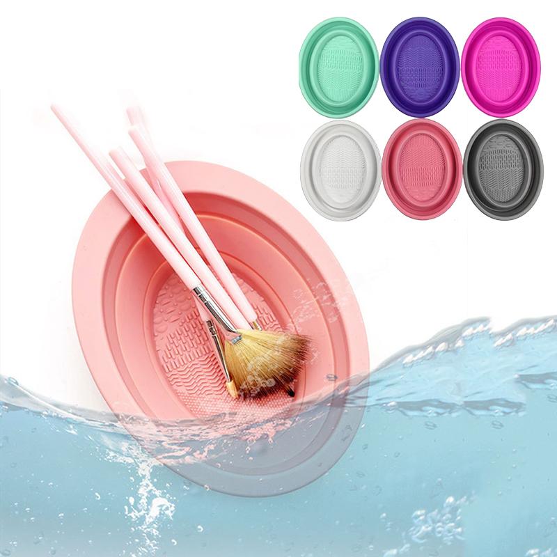 Pembersih Kuas Rias Silikon Le - Beauty Makeup Background ulasan dan harga