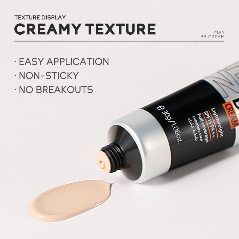 Krim BB Pria SPF15 PA++ Cakupa - Concealer Full Coverage ulasan dan harga