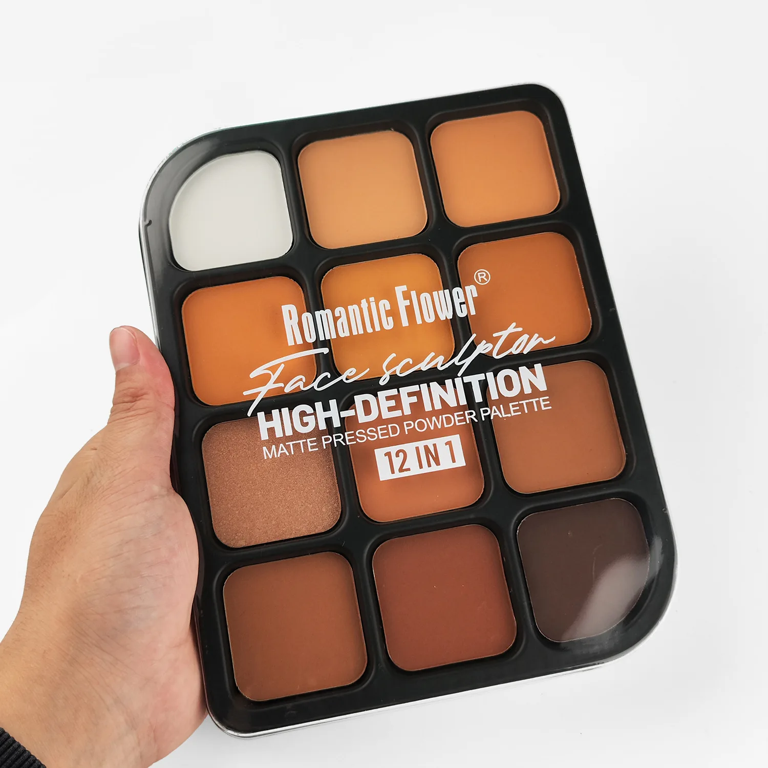 Palet Kontur Matte 12 Warna Ku - Concealer Full Coverage ulasan dan harga