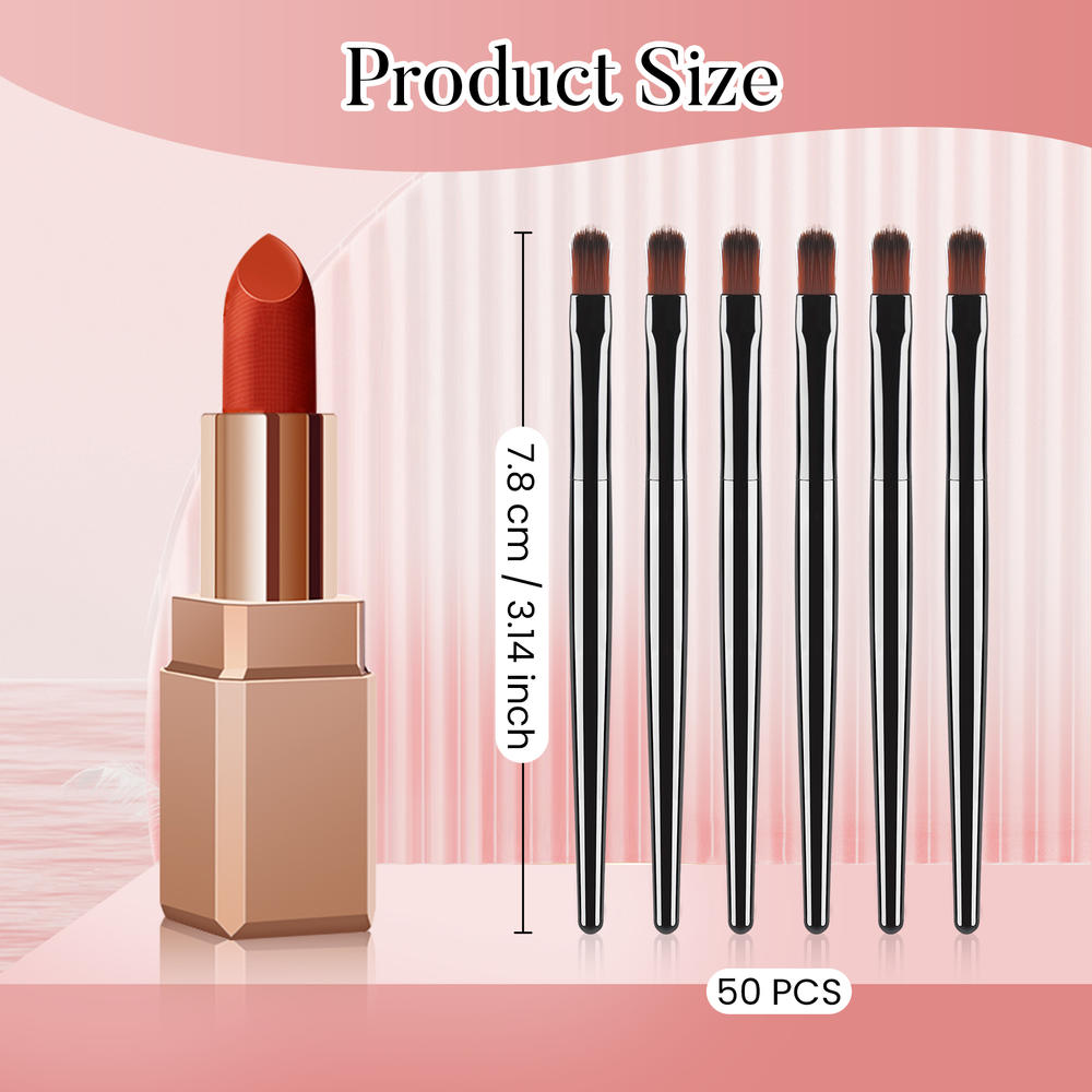 50/100 Buah Set Kuas Bibir Sek - Beauty Makeup Background ulasan dan harga