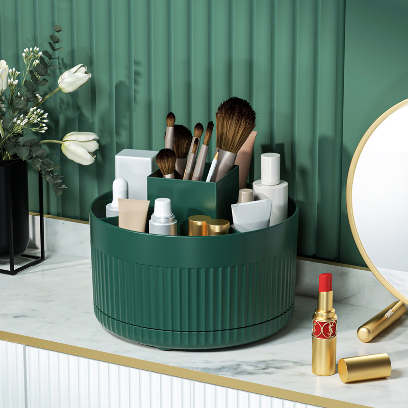 360 °   Wadah Penyimpanan Kuas - Beauty Makeup Background ulasan dan harga