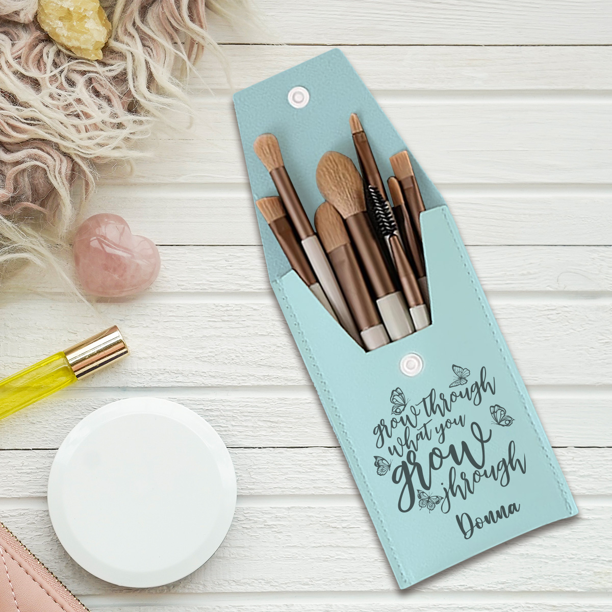 1 buah Kuas Rias Nama Kustom,  - Beauty Makeup Names ulasan dan harga