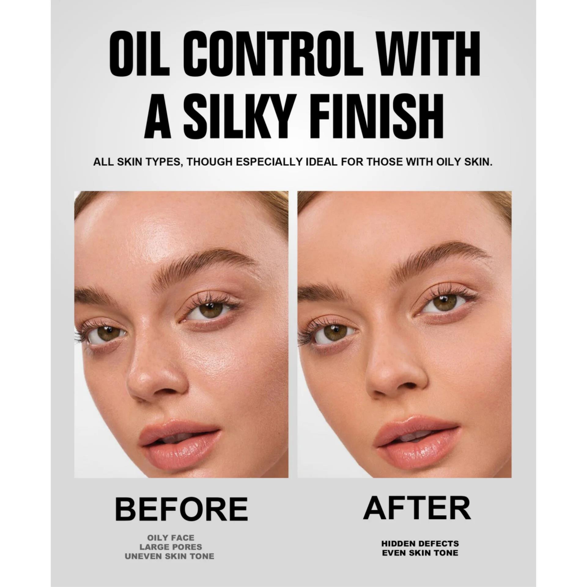 Alas Bedak Finishing Duo Matte - Concealer Full Coverage ulasan dan harga