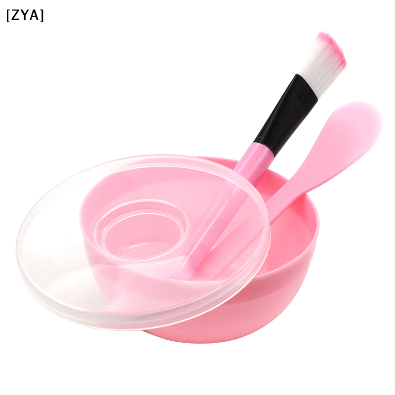 Set Kuas Masker Wajah, Mangkuk - Beauty Makeup Background ulasan dan harga