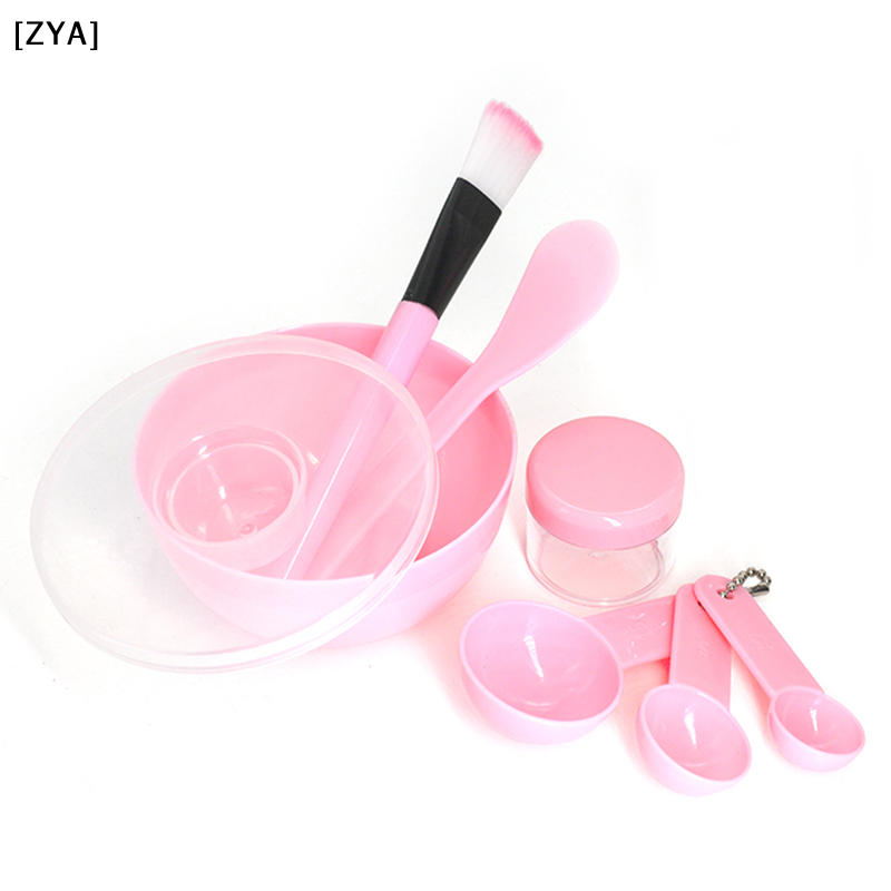 Set Kuas Masker Wajah, Mangkuk - Beauty Makeup Background ulasan dan harga