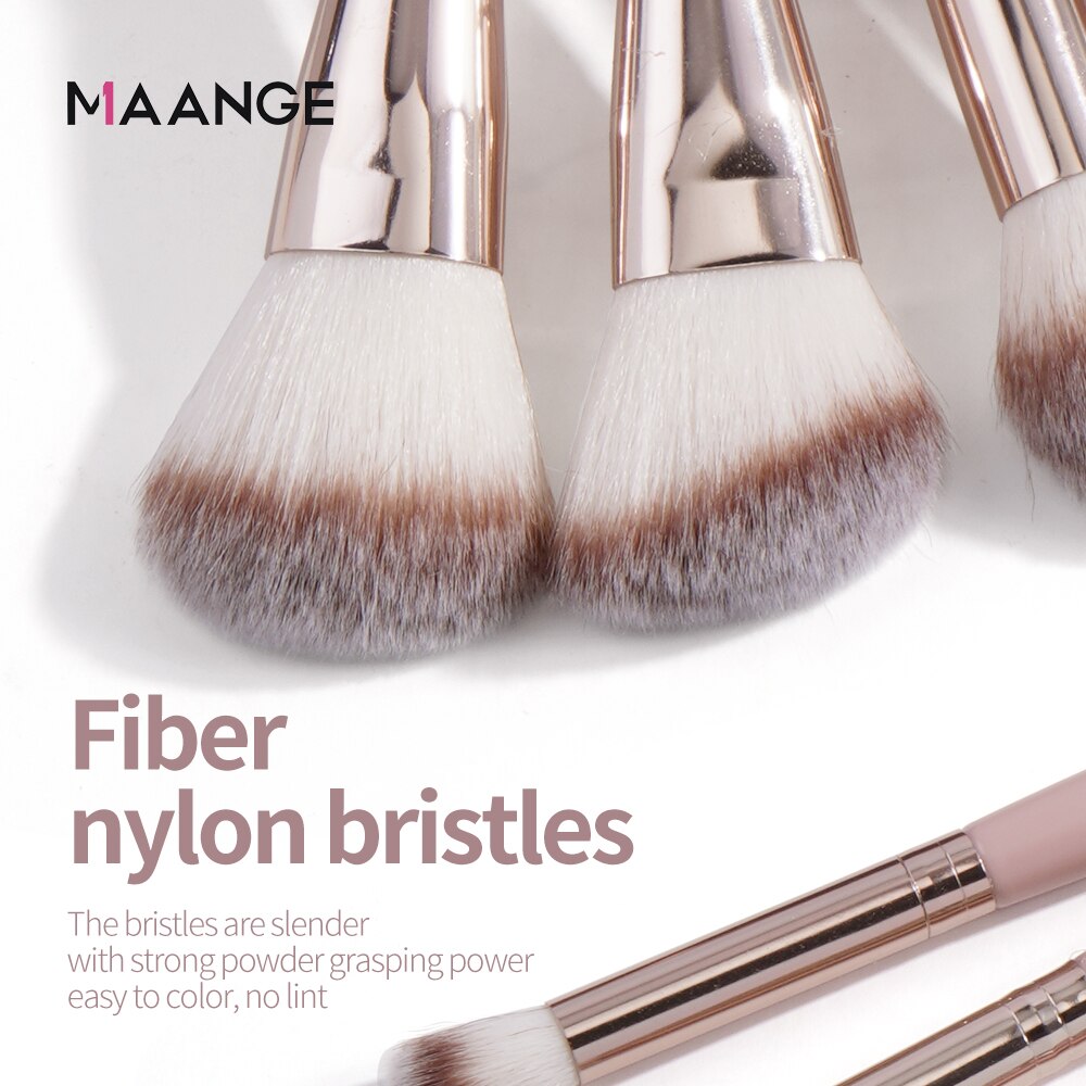 Maange Set kuas rias wajah Fou - Beauty Makeup Background ulasan dan harga
