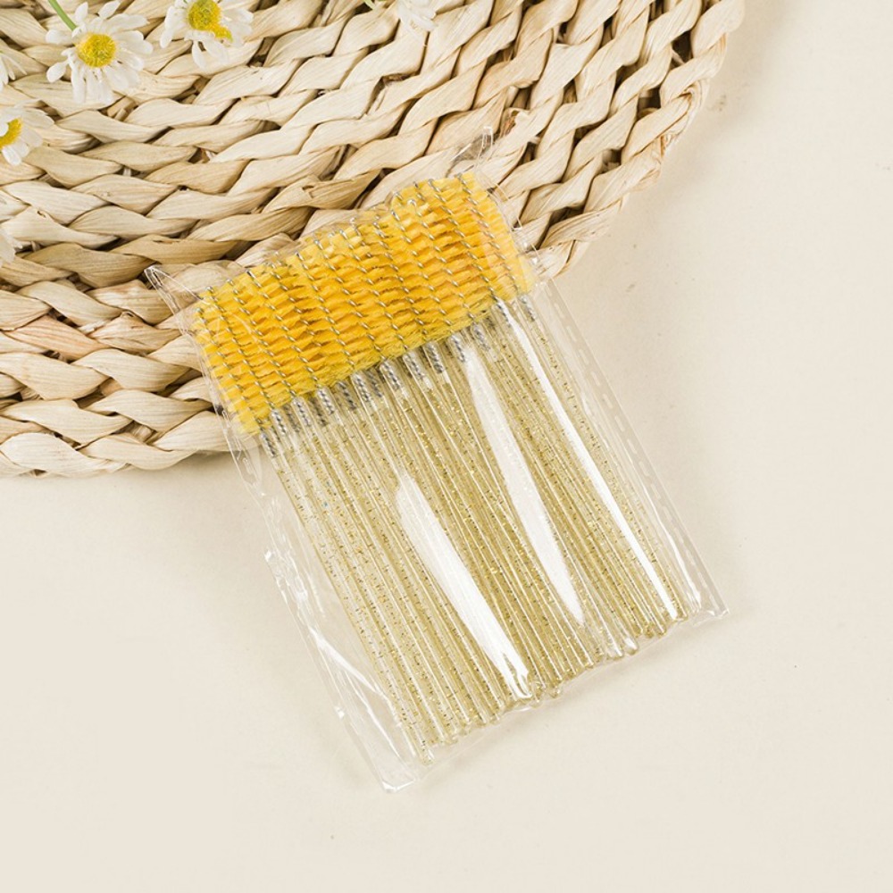 50-100 Buah Sisir Kuas Bulu Ma - Beauty Makeup Background ulasan dan harga